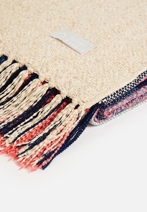 Haven & Earth  - Chenille Throw - Multi
