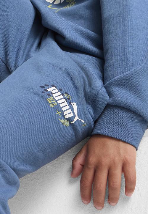 PUMA - EEss+ puma fc sweatpants tr - blue horizon