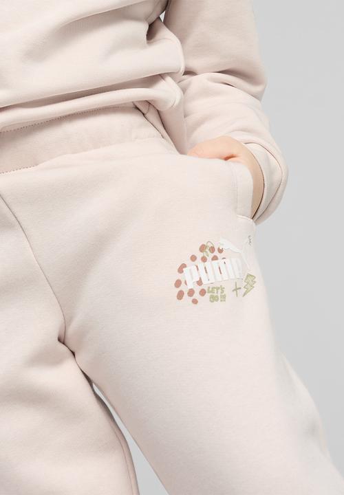 PUMA - Ess+ puma fc sweatpants tr - island pink