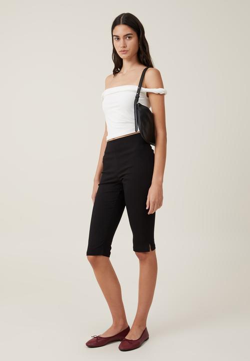 Cotton On - Corey Capri Pant - Black