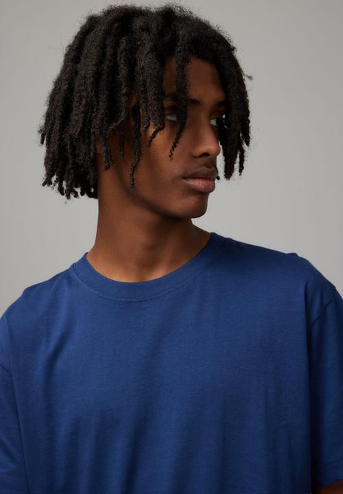 Factorie - Relaxed Fit Basic T Shirt - Academy Blue