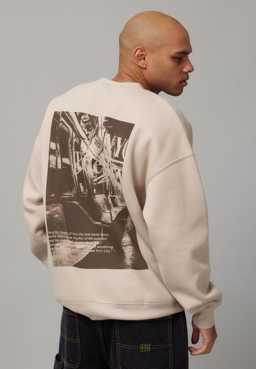 Factorie - Relaxed Unified Crew - Uc Beige/Ny Tapestry