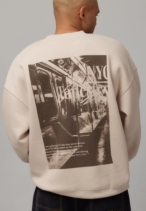 Factorie - Relaxed Unified Crew - Uc Beige/Ny Tapestry