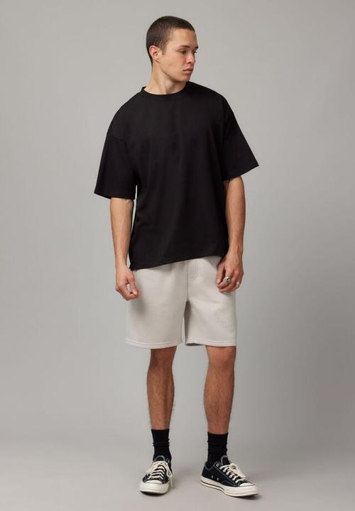 Factorie - Fleece track short - fog
