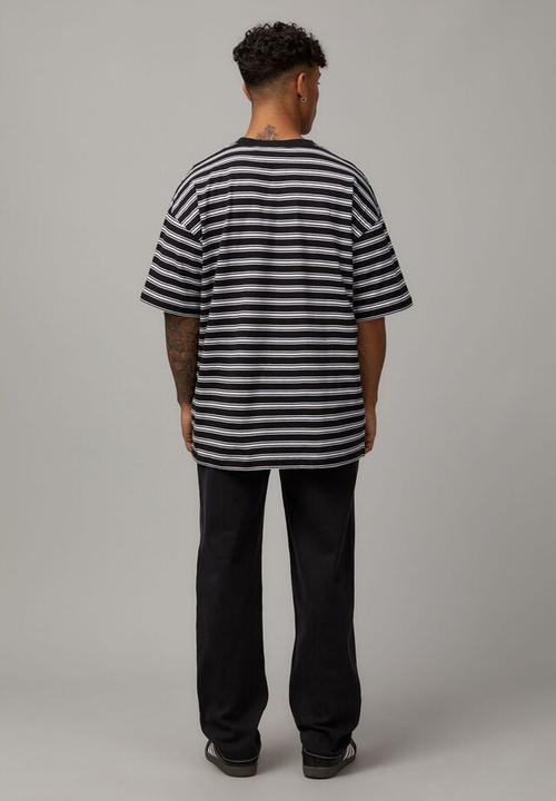 Factorie - Half slim straight jean - black