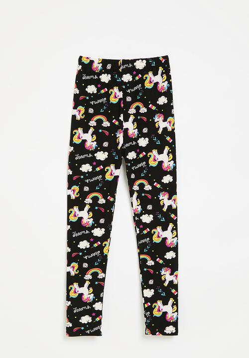 Pop Candy - Printed leggings - black