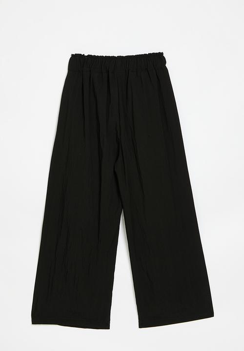 Pop Candy - Cropped lounge pants - black