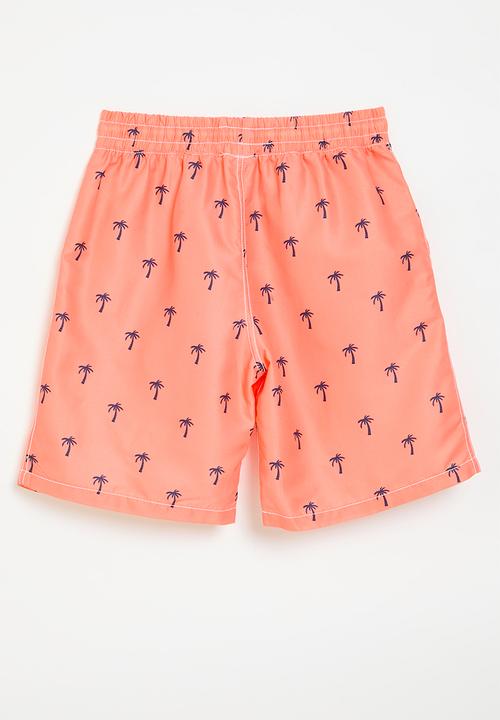 Pop Candy - Printed board shorts - orange