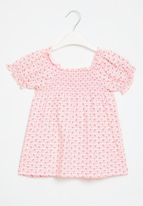 Pop Candy - Puff sleeve top - pink
