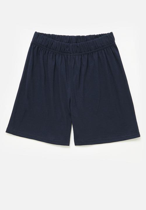 Pop Candy - 2 Pack pj short - grey & navy