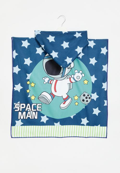 Pop Candy - Hooded beach towel-dark blue