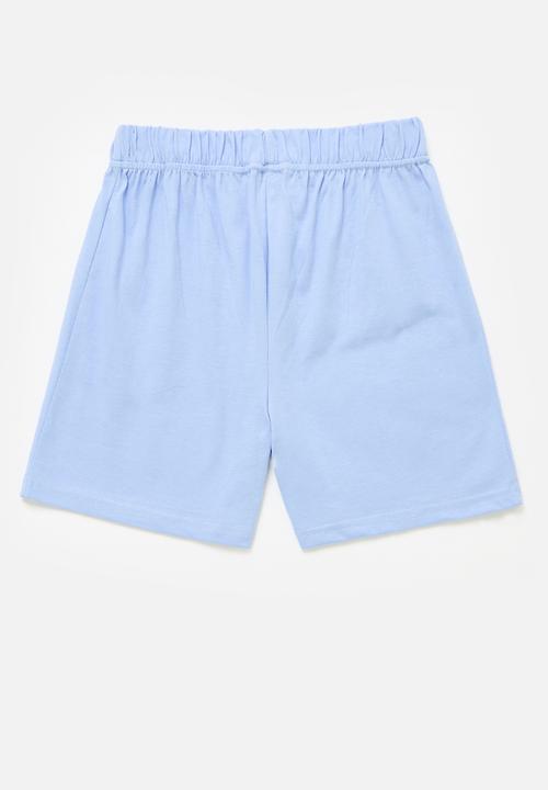 Pop Candy - 2 Pack pj short - sky & charcoal