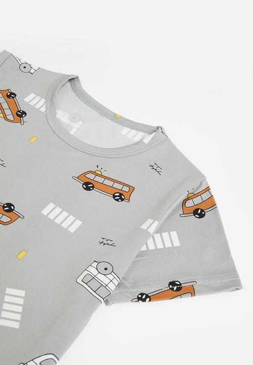 Pop Candy - Printed pj set - grey