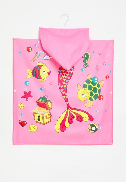 Pop Candy - Hooded beach towel - pink