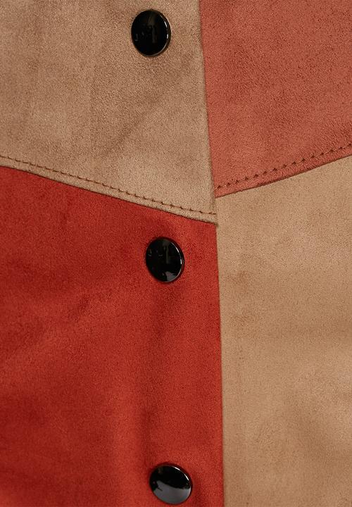 Glamorous - Suede Patchwork Skirt