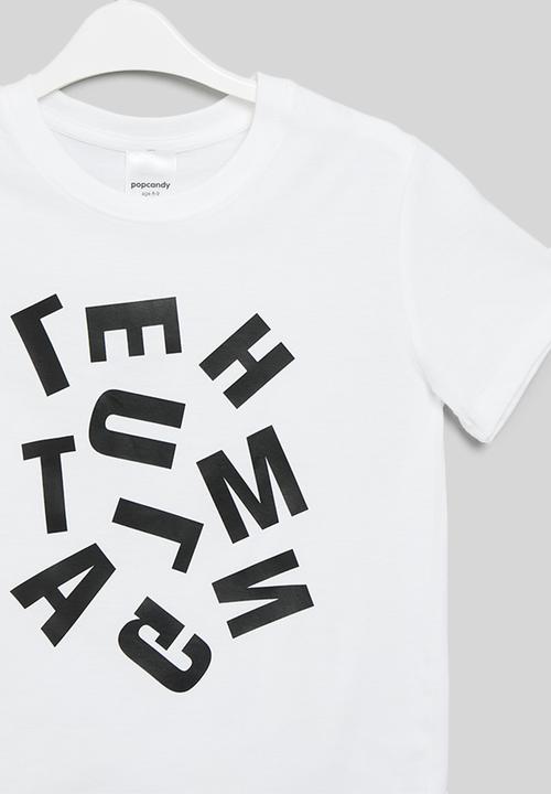 Pop Candy - Printed tee - white