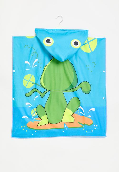 Pop Candy - Hooded beach towel - blue