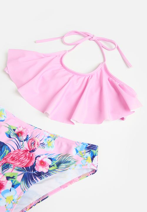 Pop Candy - Halter neck bikini set-pink