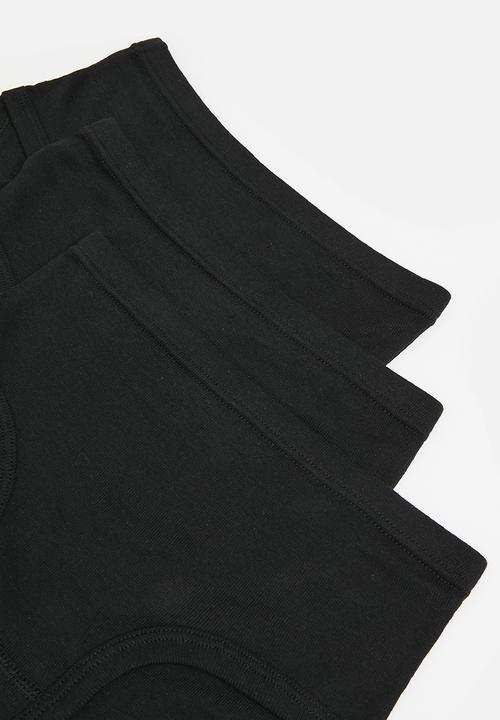 Pop Candy - 3 Pack underwear set - black