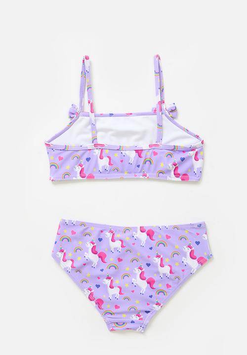 Pop Candy - Printed bikini set - purple