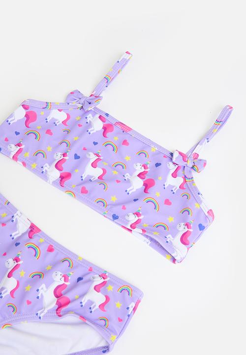 Pop Candy - Printed bikini set - purple