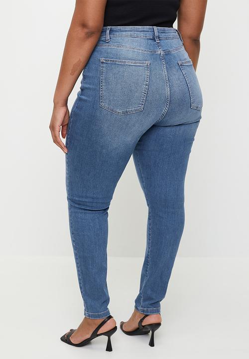 Cotton On - Plus Curvy High Stretch Skinny Jean - Freshwater Blue