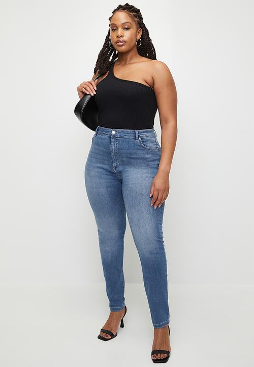Cotton On - Plus Curvy High Stretch Skinny Jean - Freshwater Blue