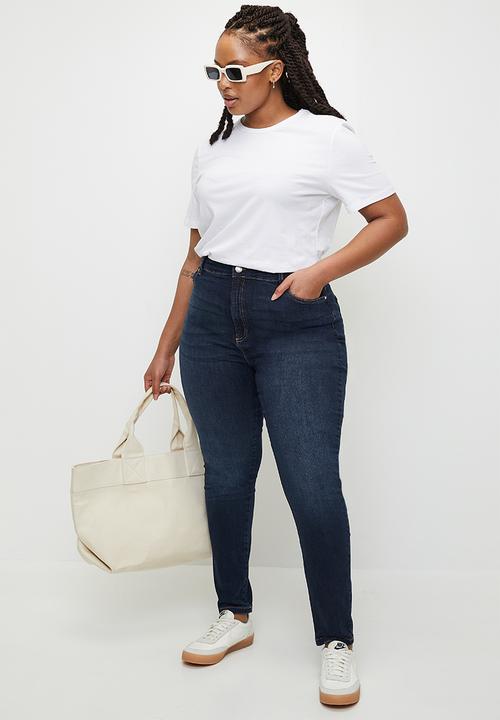 Cotton On - Plus Curvy High Stretch Skinny Jean - Eclipse Blue