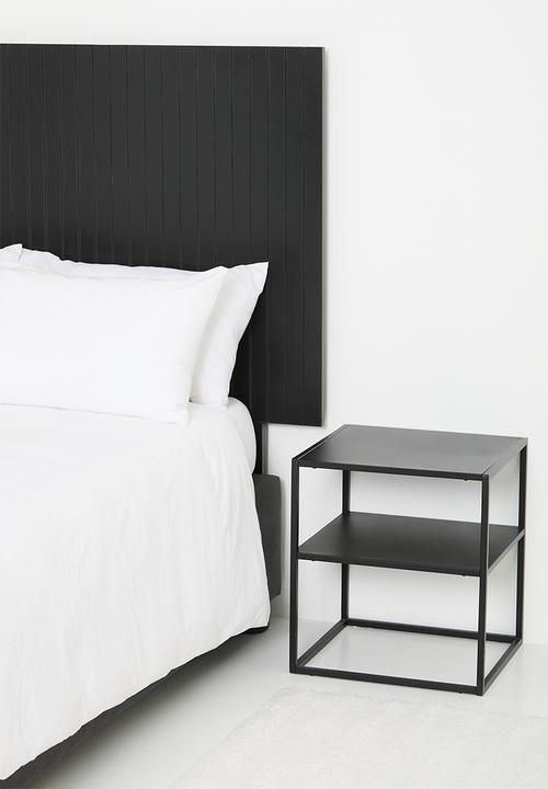Me&Co - Soho ribbed headboard - black