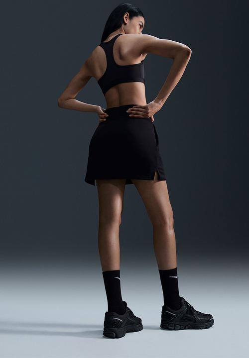 Nike - Nike Swoosh Women's Medium-Support Padded Sports Bra - Black/White