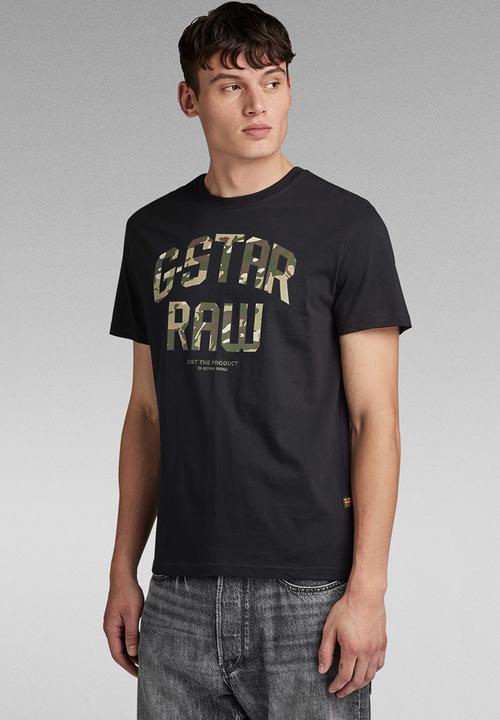 G-STAR - Camo aw r t - dk black