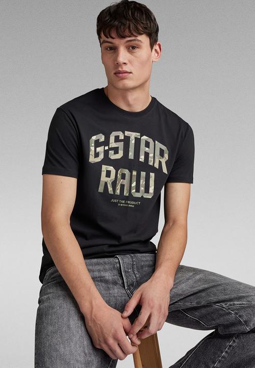 G-STAR - Camo aw r t - dk black