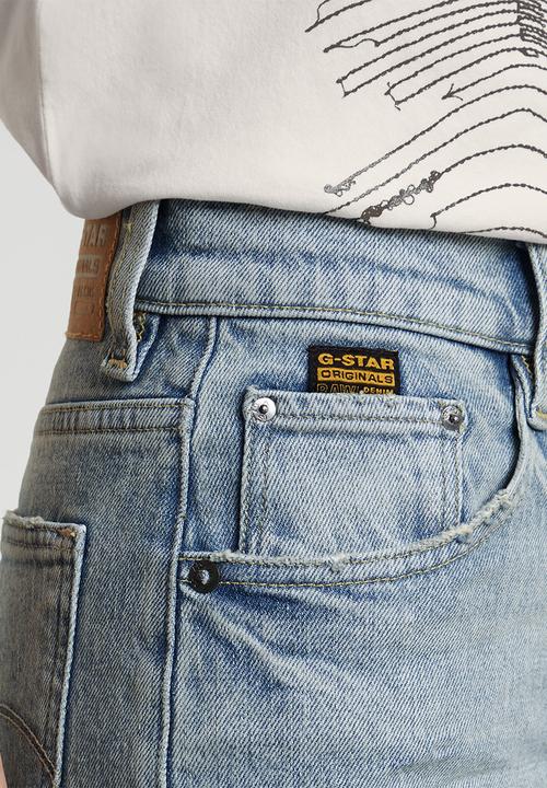 G-STAR - Viktoria High Straight Wmn - Antique Faded Icecap