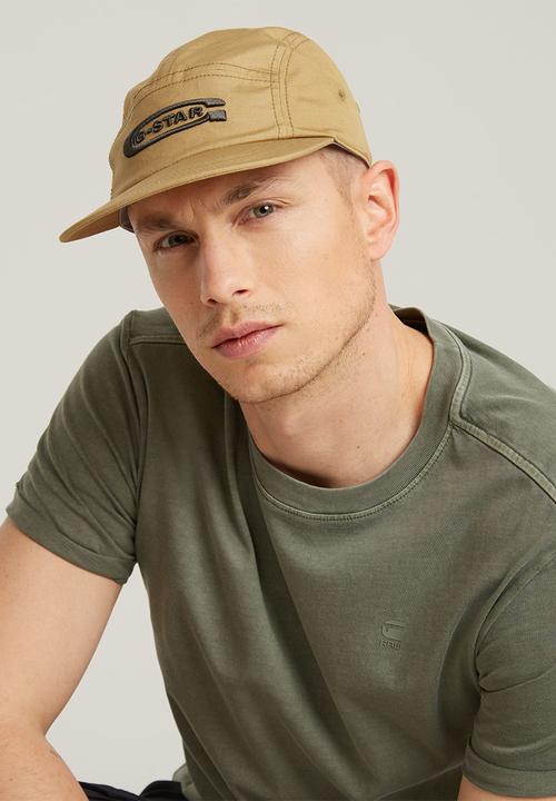 G-STAR - Flat Brim 5 Panel Cap - fennel seed