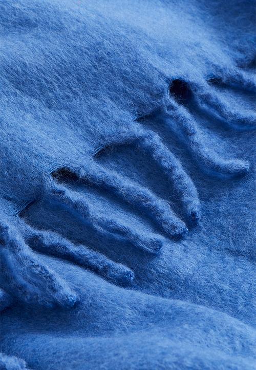 H&M - Wool-blend blanket - bright blue