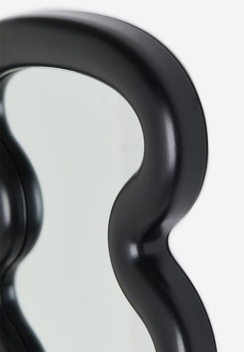 H&M - Wavy mirror - black