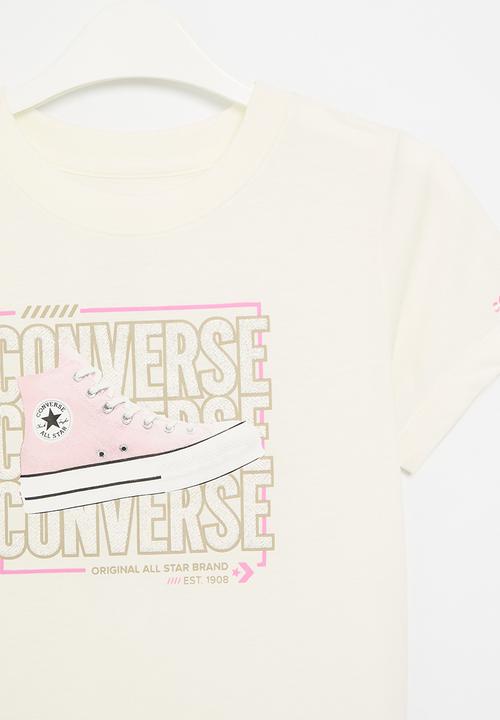Converse - Cnvg chuck taylor graphic T-shirt - egret