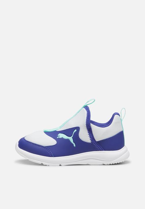 PUMA - Puma Fun Racer Slip On Ps - Silver Mist-Mint-Lapis Lazuli