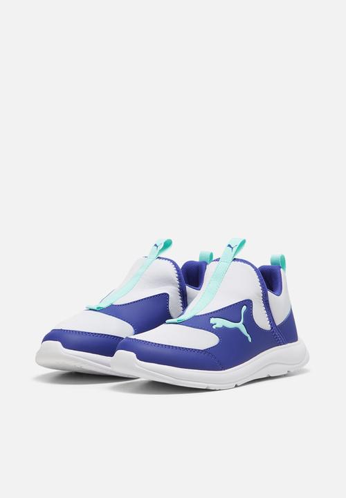 PUMA - Puma Fun Racer Slip On Ps - Silver Mist-Mint-Lapis Lazuli