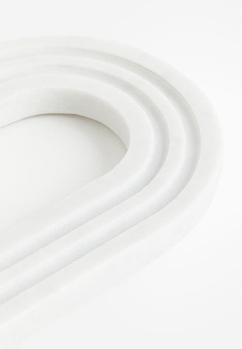 H&M - Marble trivet - white