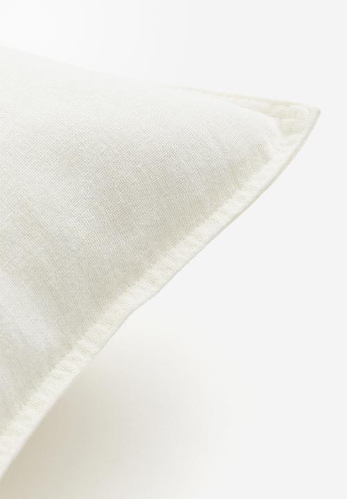 H&M - Linen-blend cushion cover - white