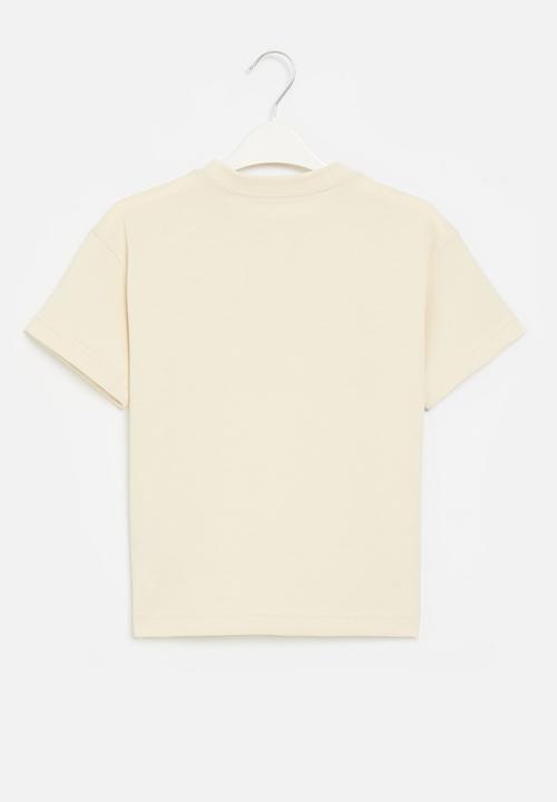 Converse - Cnvb lifestyle loose fit short sleeve gf - converse natural ivory