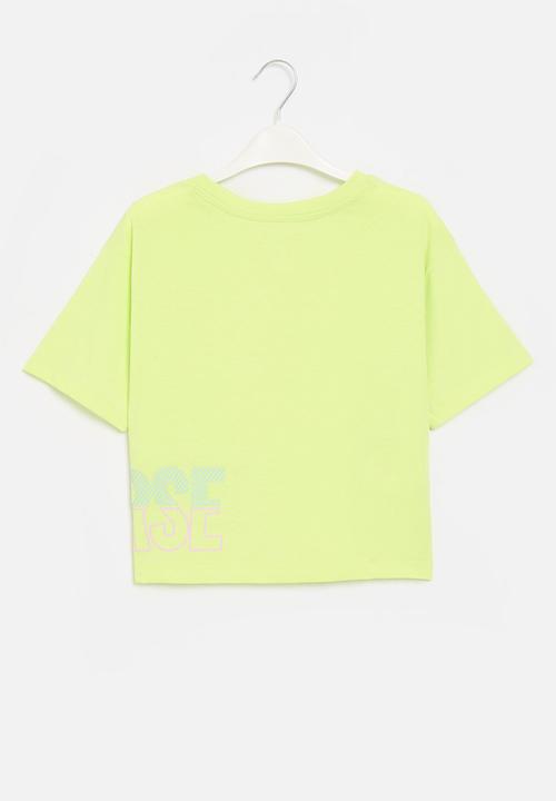 Converse - Cnvg boxy graphic T-shirt - citron this