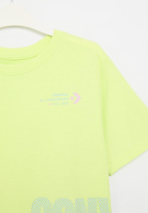 Converse - Cnvg boxy graphic T-shirt - citron this