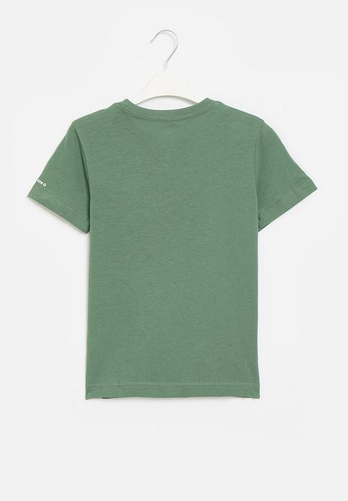Converse - Cnvb script sneaker gfx short sleeve tee - admiral elm