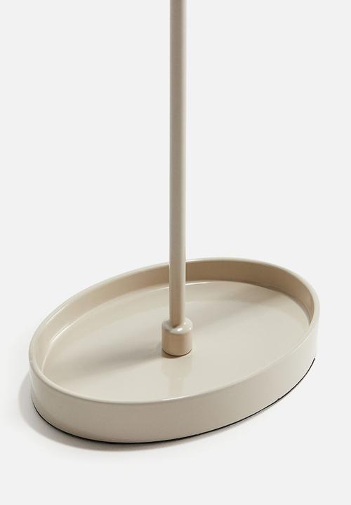 H&M - Metal jewellery stand - light beige