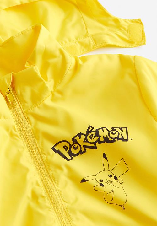 H&M - Printed windbreaker - bright yellow pokémon