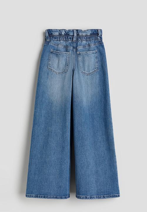 H&M - Super wide leg jeans - denim blue