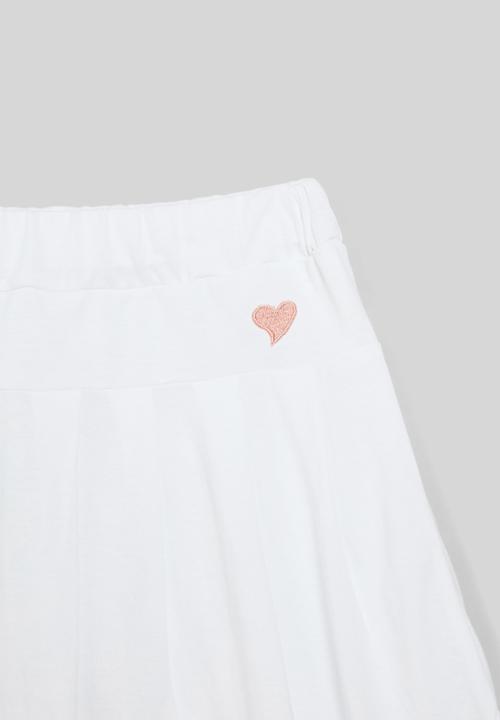 Pop Candy - Pleated skirt - white