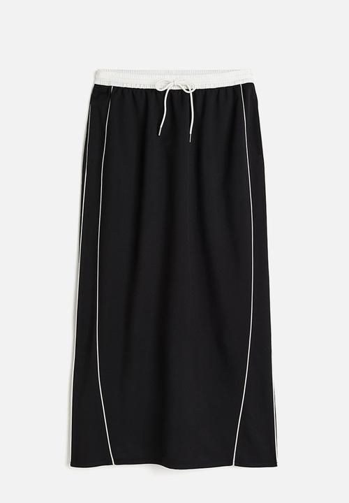 H&M - Pull-on maxi skirt - black